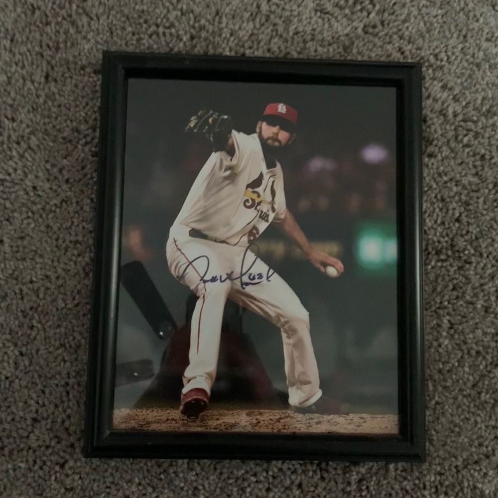 Nick Greenwood autograph photo baseball cardinals